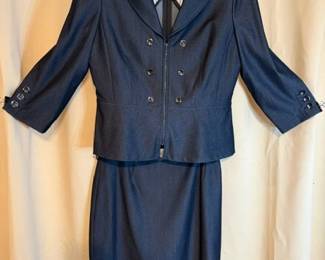 Retro women's designer formal wear. 