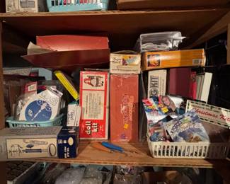 individual crafting kits - sewing, painting, beading - child thru adult. 