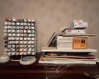 Canvas, paint and supplies