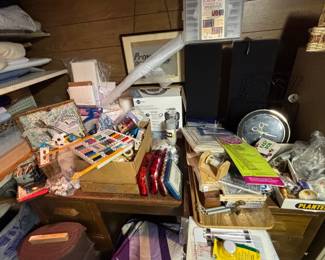 sewing, quilting, embroidery supplies