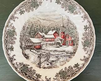 QUEEN'S Country Village Plates - Made in England 