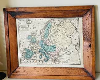 Framed Map 