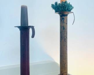 Primitive Candlestick Holders