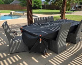 Patio table set