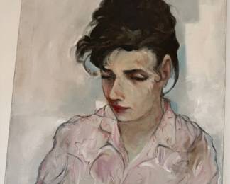 "Moody Portrait of a Youn Woman"