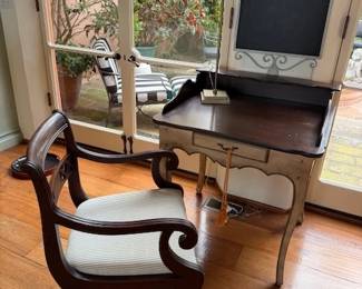 Petite Painted Wood Desk