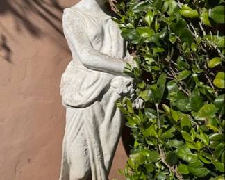 Cement "Lady in the Garden" Statue