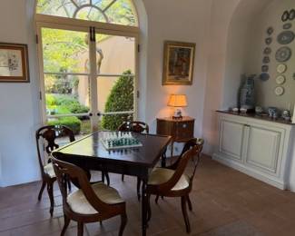 Game Table with 4 Chairs