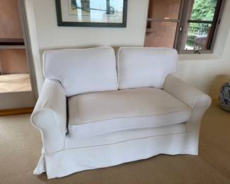 Slipcovered Loveseat