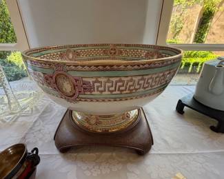 Antique Hand-Painted Swedish Bowl