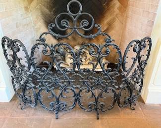 Iron Fireplace Screen