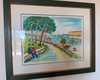 Colored Lithograph by Jean Claude Picot (AE)