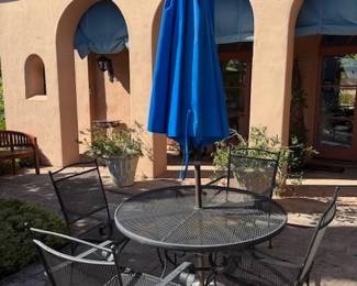 5 Piece Mesh Patio Dining Set