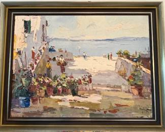 Landscape Painting by Rudolf Negely