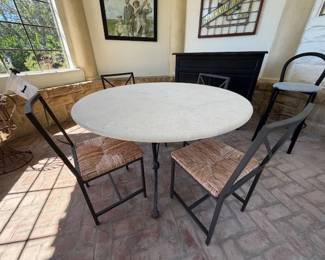 Stone Top Dining Table