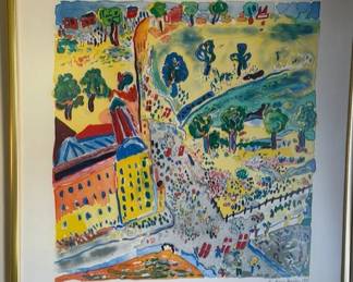 Colored Lithograph by Anders Fogelin