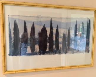 Print "Cypress Trees in Tuscany"