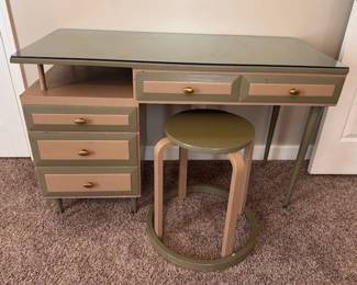 Furniture MCM Desk and stool