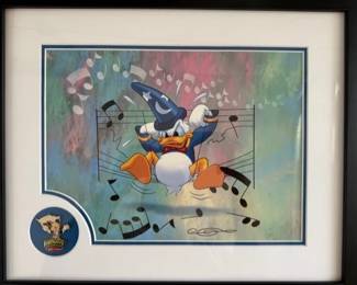 Art Donald Duck Framed Print