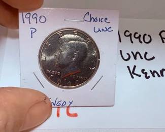 1990 Unc Kennedy 