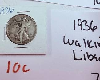 1936 Walking Liberty 