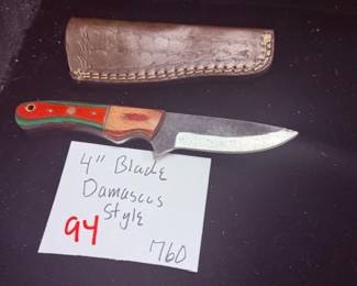 Damascus Style Knife 