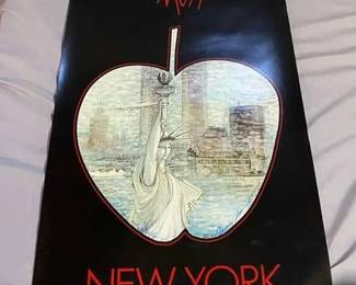 Signed P Buckley Moss Art Print New York