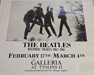 Vintage Beatles Poster 1962-1967 The Galleria At Tysons II
