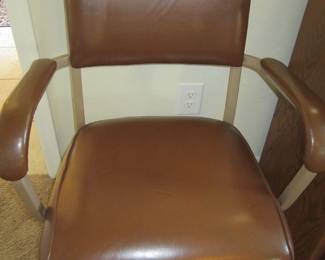 Mid Century Aluminum Office Chair ( ex. cond.)