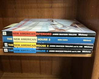 New American Interiors, The New American House vol. 2 by Riera Ojeda and volumes 3 and 4 by James Grayson Trulove