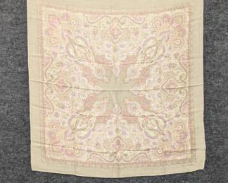 Vintage Oscar de la Renta paisley scarf