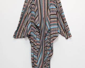 Patrick Kelly Paris 1980s vintage multicolor cocoon sweater coat
