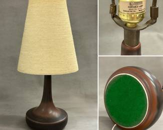 Lotte and Gunnar Bostlund table lamp, 1960s mid-century modern classic