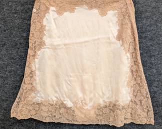 1930s vintage satin and lace tap pants, vintage lingerie