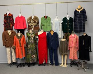 Fabulous vintage clothing including items from Chanel, Halston, Valentino, Geoffrey Beene, Gaultier, and more! 