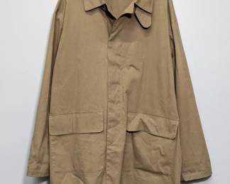  Polo Ralph Lauren khaki beige cotton trench coat or barn jacket, size XXL 
