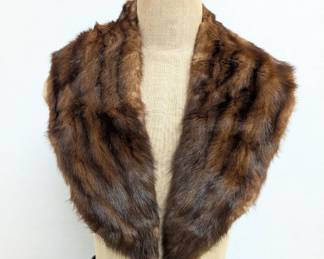 A vintage mink stole
