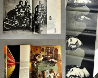 Inside pages and pullout Beatles portfolio of the January 9, 1968 Look Magazine 