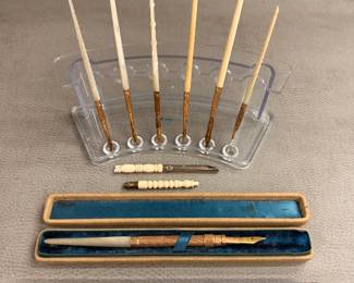 More from the collection of antique and vintage dip pens 