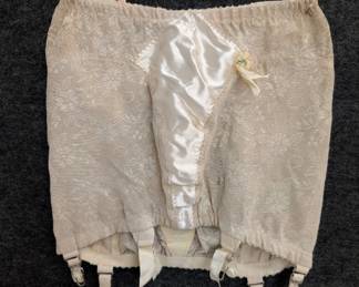 Vintage women's girdle with garter straps