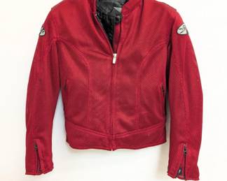 Joe Rocket women's Cleo Elite jacket, red, size S, a stylish and versatile mesh jacket with a waterproof liner and an insulated vest