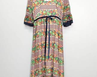 A Kati vintage floral pattern dress