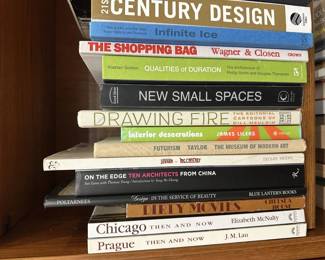 Drawing Fire the Editorial Cartoons of Bill Mauldin, Interior Desecrations, Ten Architects from China, Design in the Service of Beauty, Chicago Then and Now, Prague Then and Now