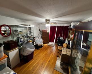 Misc Swarovski and retail display cases