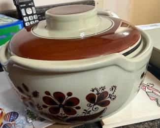 Vintage Danish Pottery dishes kitchenware 