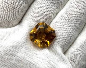 13.36 Carats Madeira Citrine (Fancy Cut)