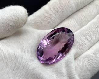 82.42 Carats Natural Amethyst (Oval Cut)