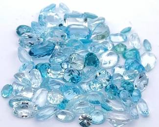 58 Carat Blue Topaz Parcel