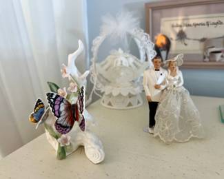 Vintage wedding toppers