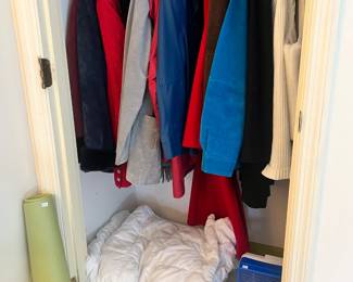 Various coats and light jackets